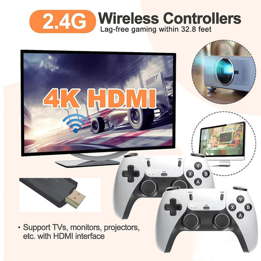UTBOX X2 Pro - console game stick rétro, 128 Go, HDMI 4K